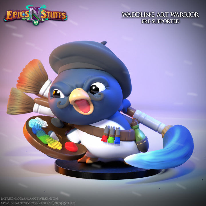 Waddling Art Warrior