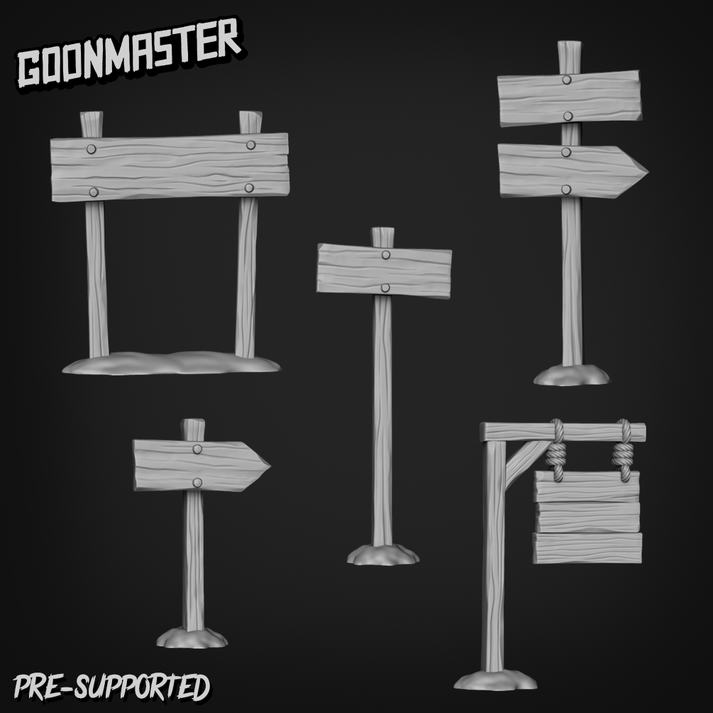 Wooden Sign Posts