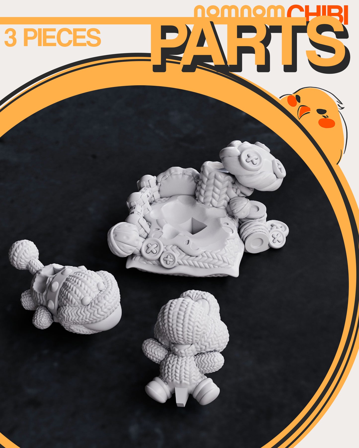 Chibi Yoshi - Yoshi's Woolly World