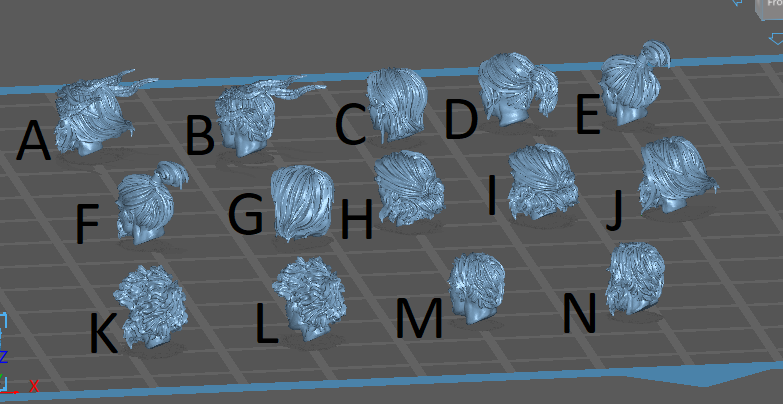 Male Heads 2