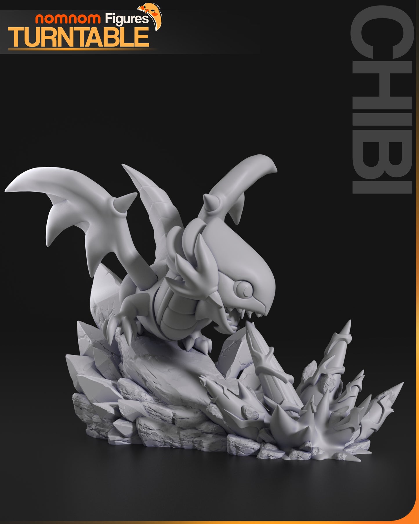 Blue Eyed Dragon Chibi