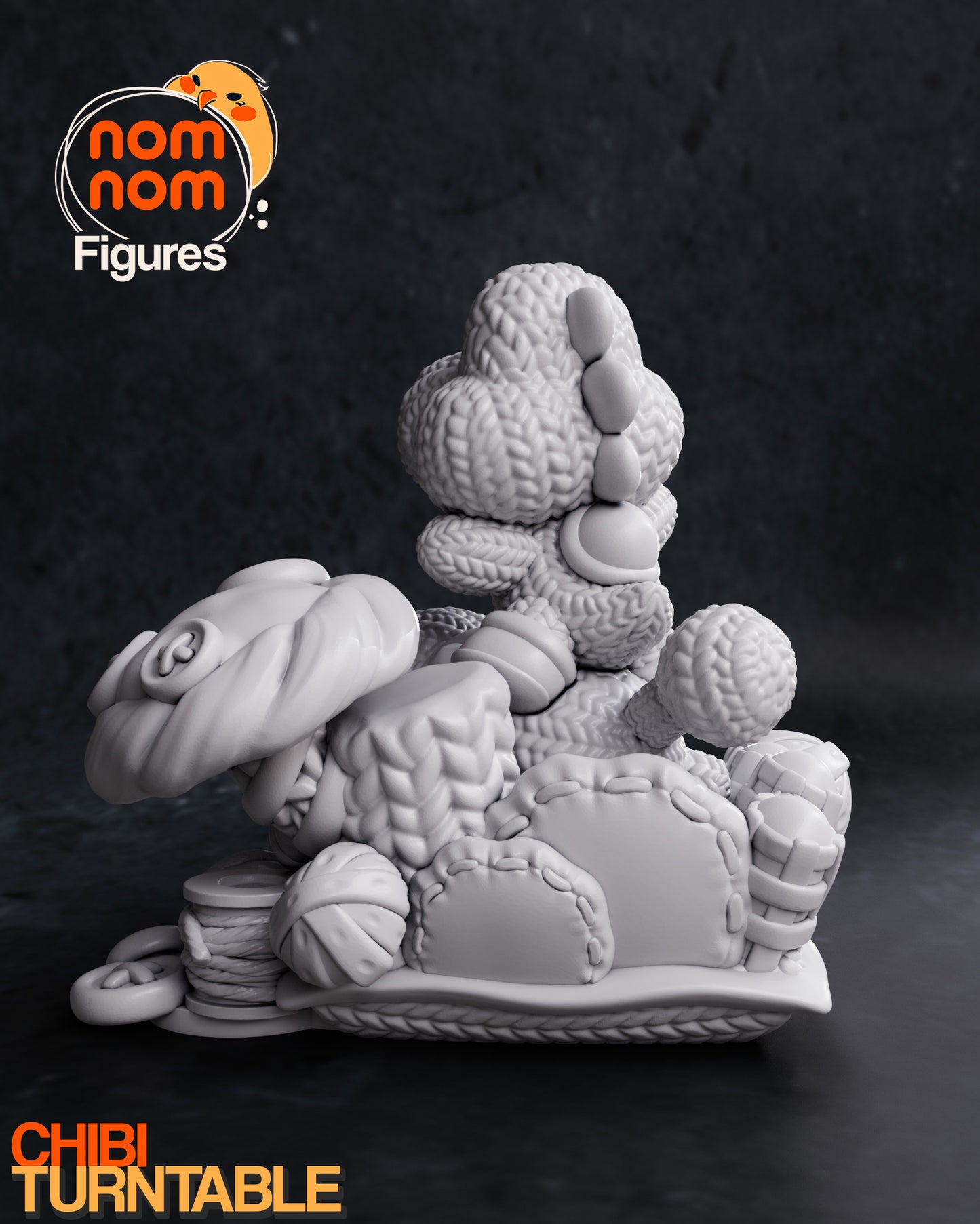 Chibi Yoshi - Yoshi's Woolly World