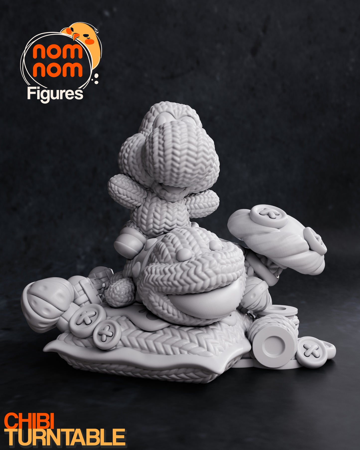 Chibi Yoshi - Yoshi's Woolly World
