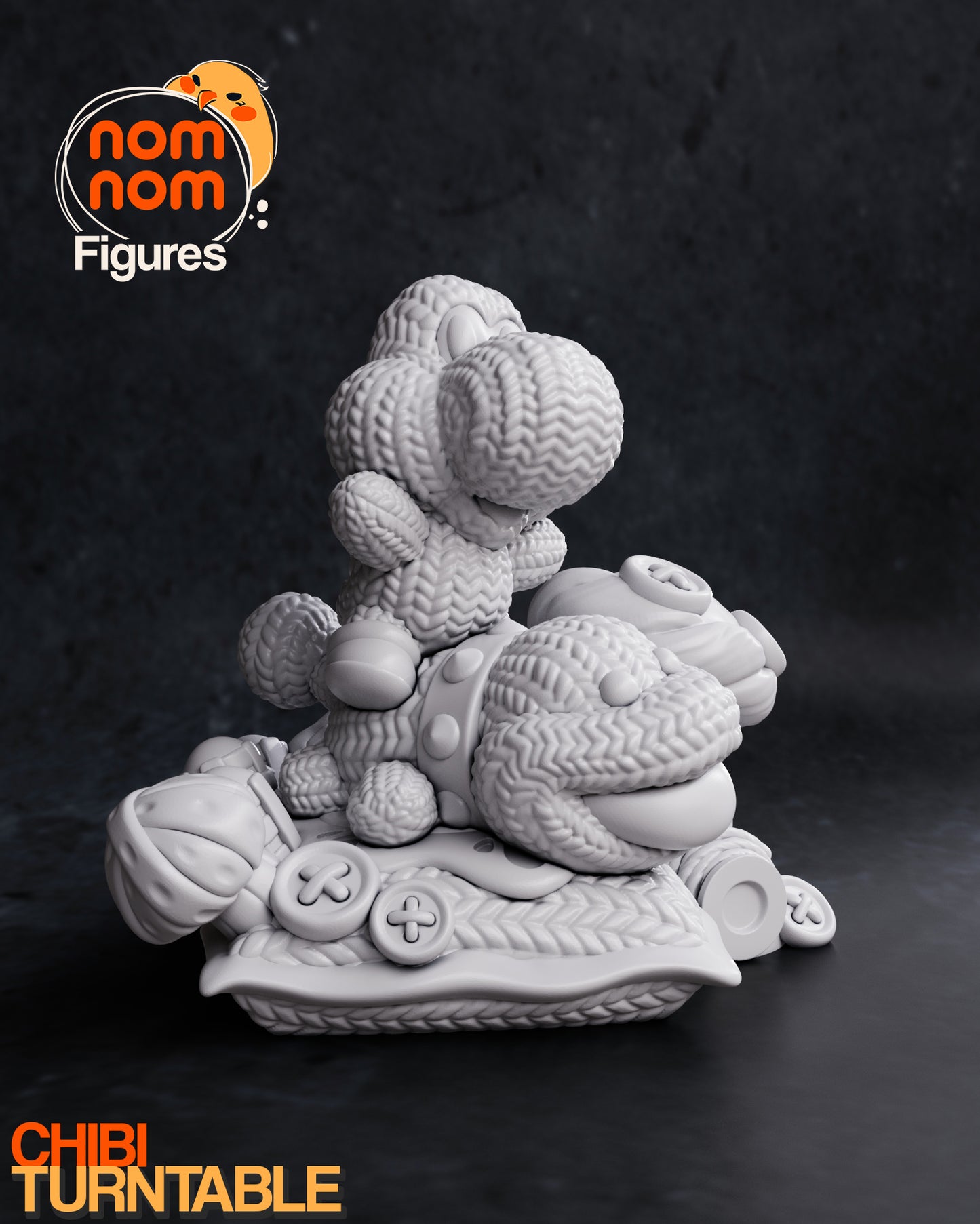 Chibi Yoshi - Yoshi's Woolly World