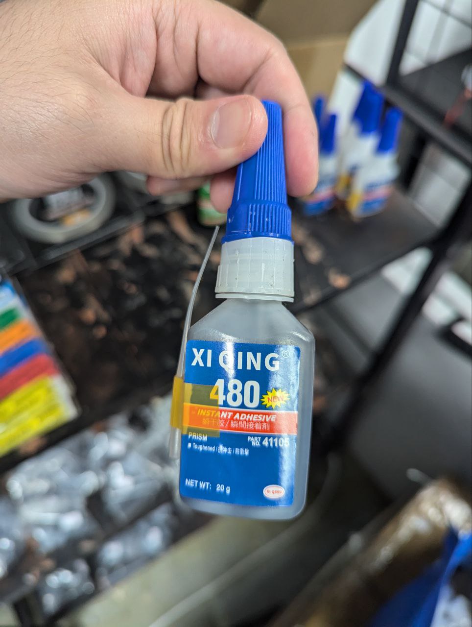 Super Glue (20ML) Clear/Black