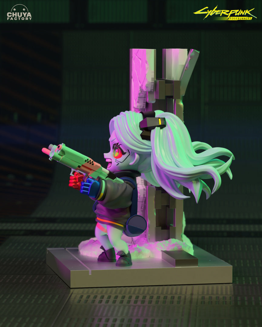 Red Blue Cyber Runner