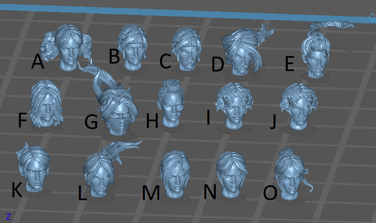 Female Heads 4