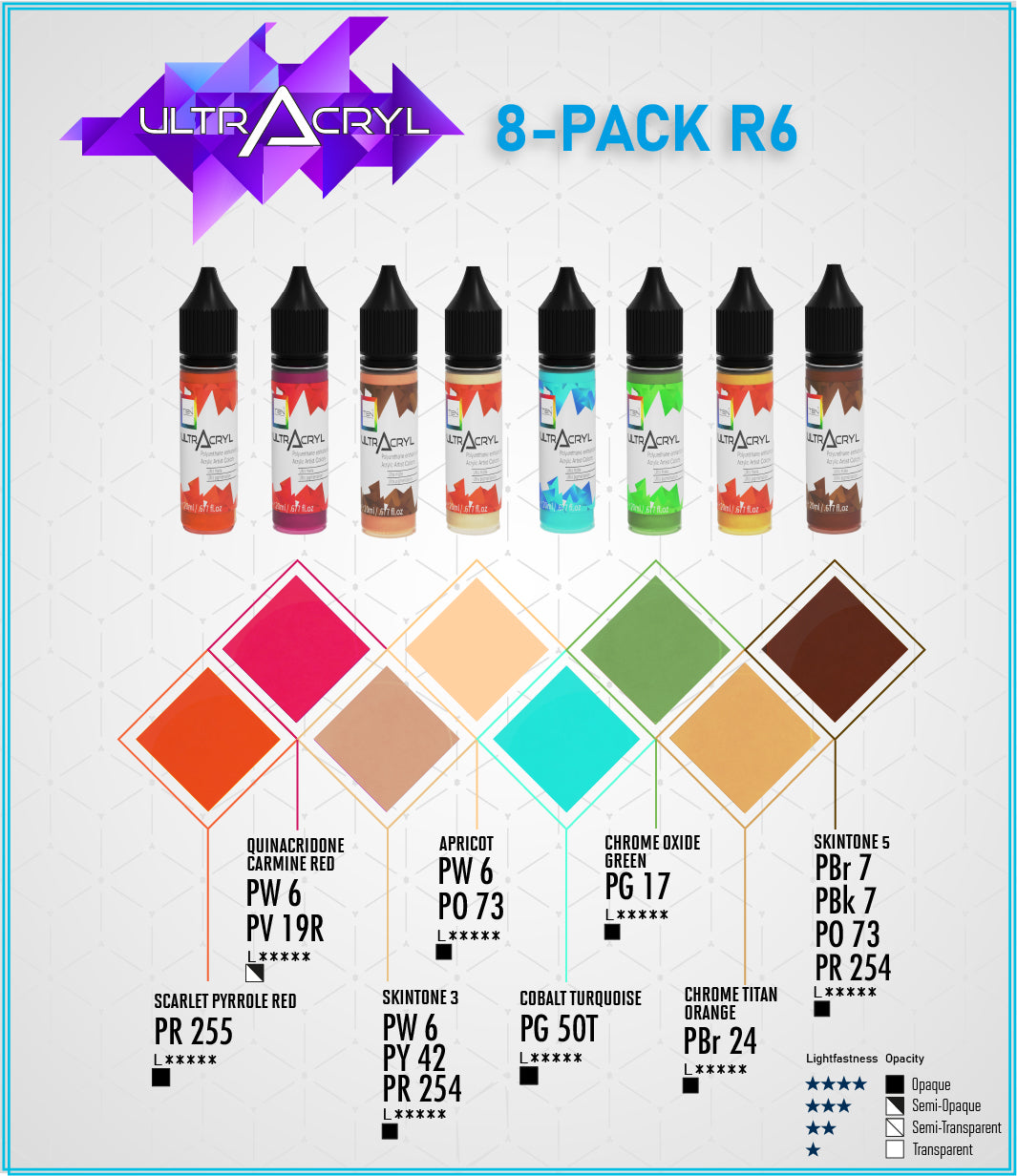 R6 Paint Set – Minicha Studios