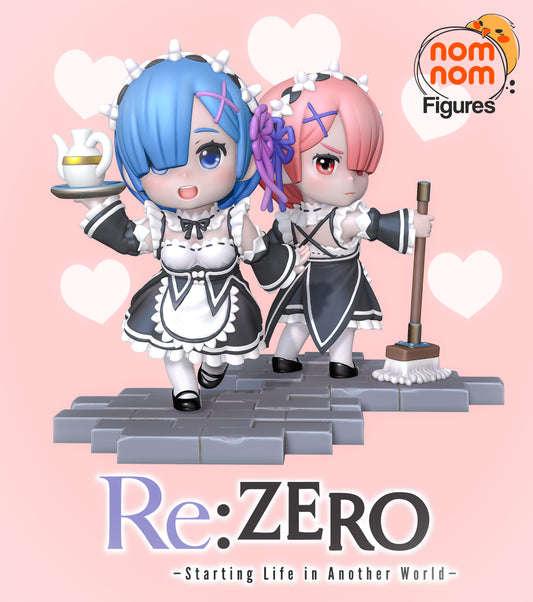 Twin French Maids