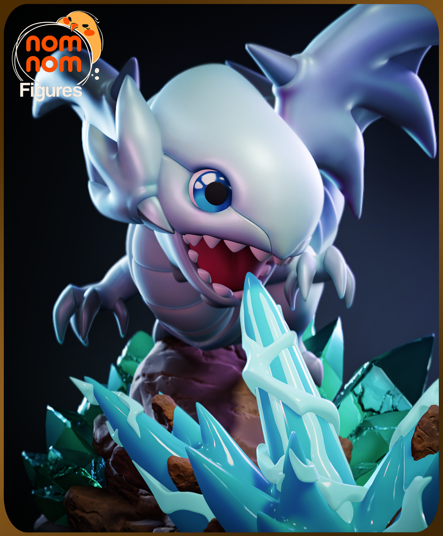 Blue Eyed Dragon Chibi