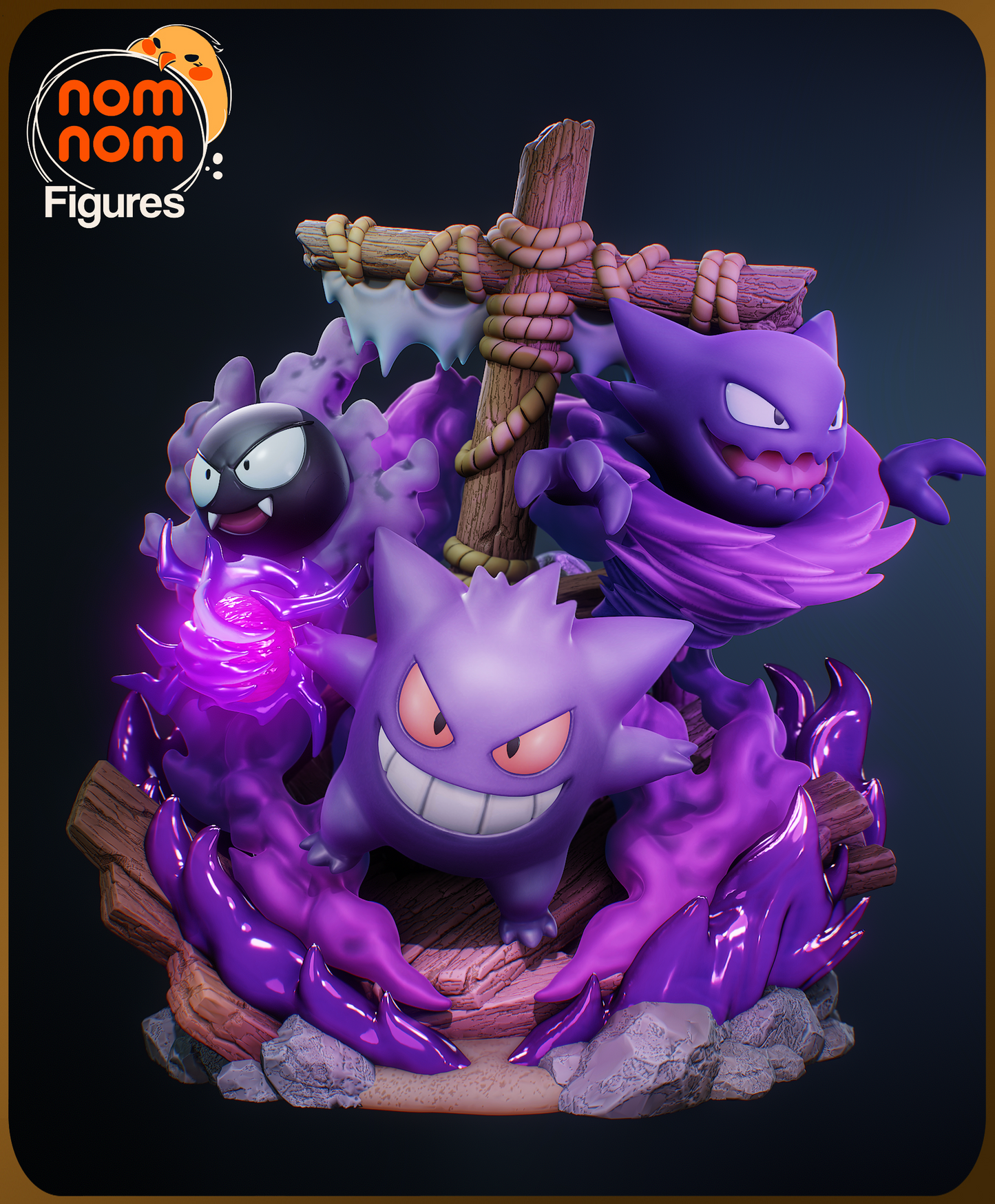 Ghost Family Diorama