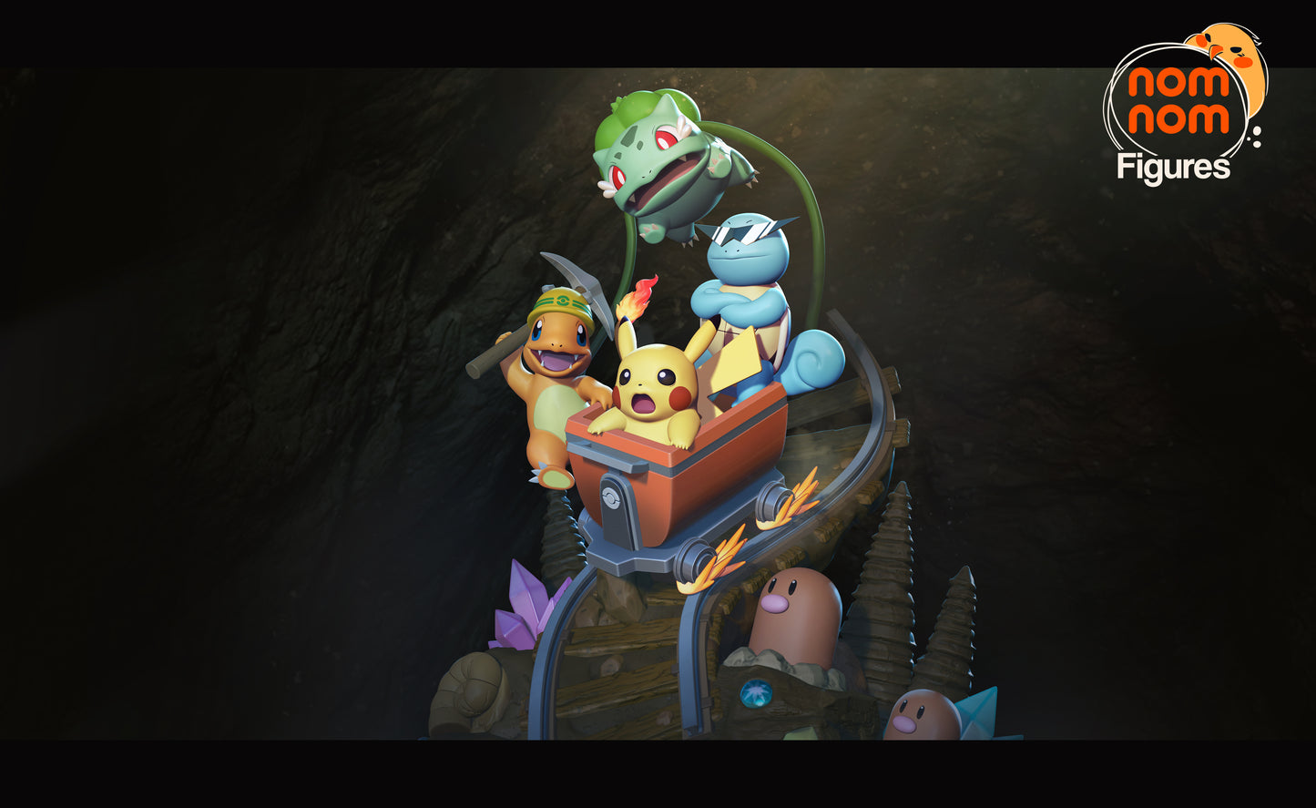Cute Starters playing Minecraft