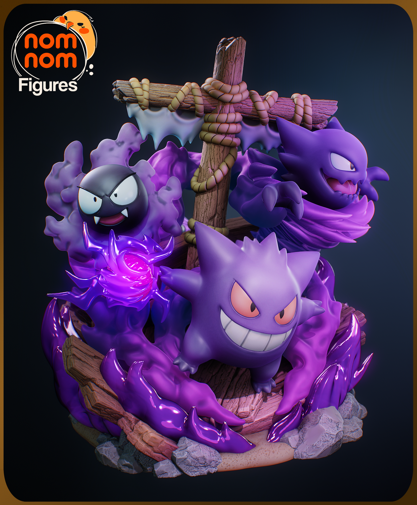 Ghost Family Diorama