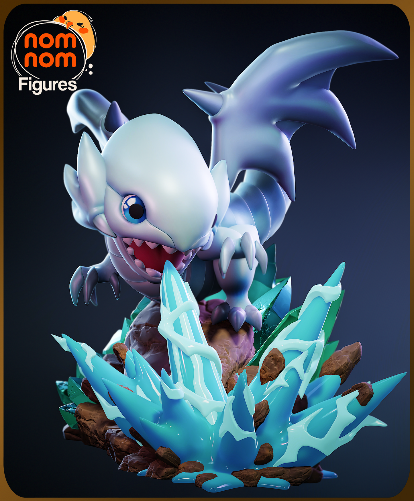 Blue Eyed Dragon Chibi