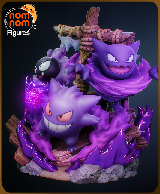 Ghost Family Diorama