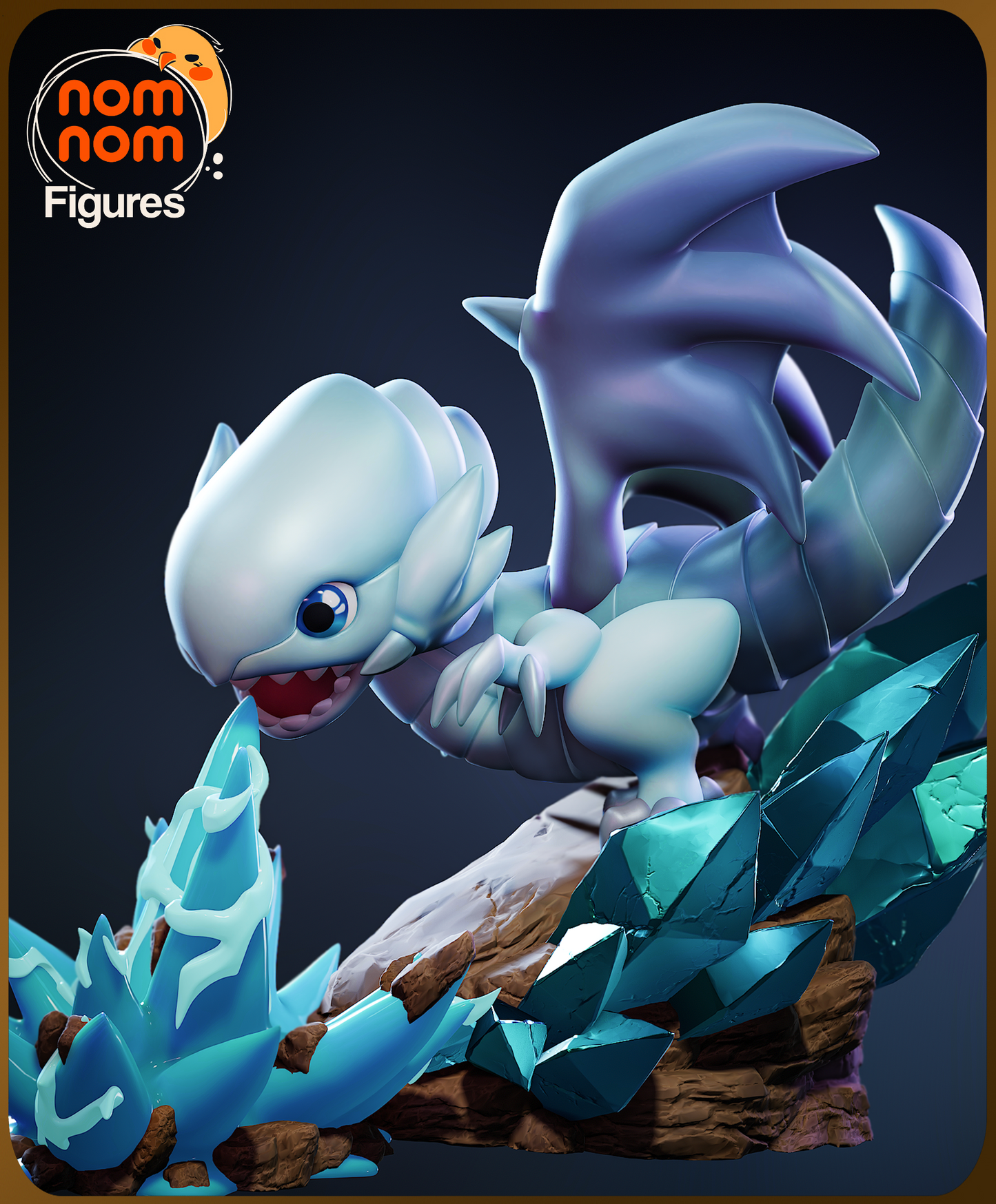 Blue Eyed Dragon Chibi