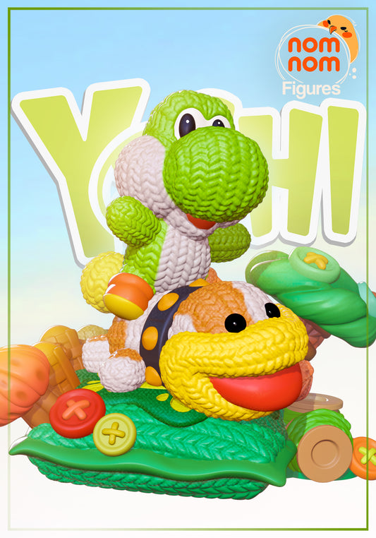 Chibi Yoshi - Yoshi's Woolly World