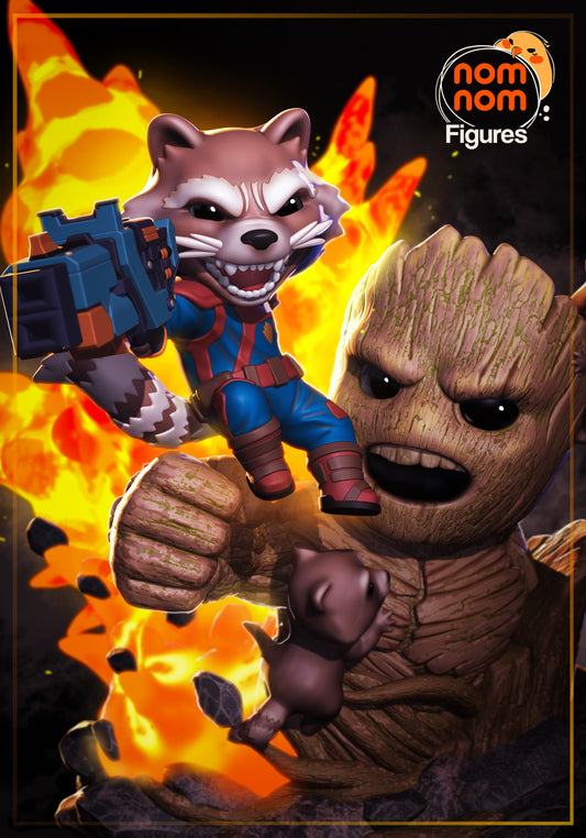 Trash Panda and Tree Man