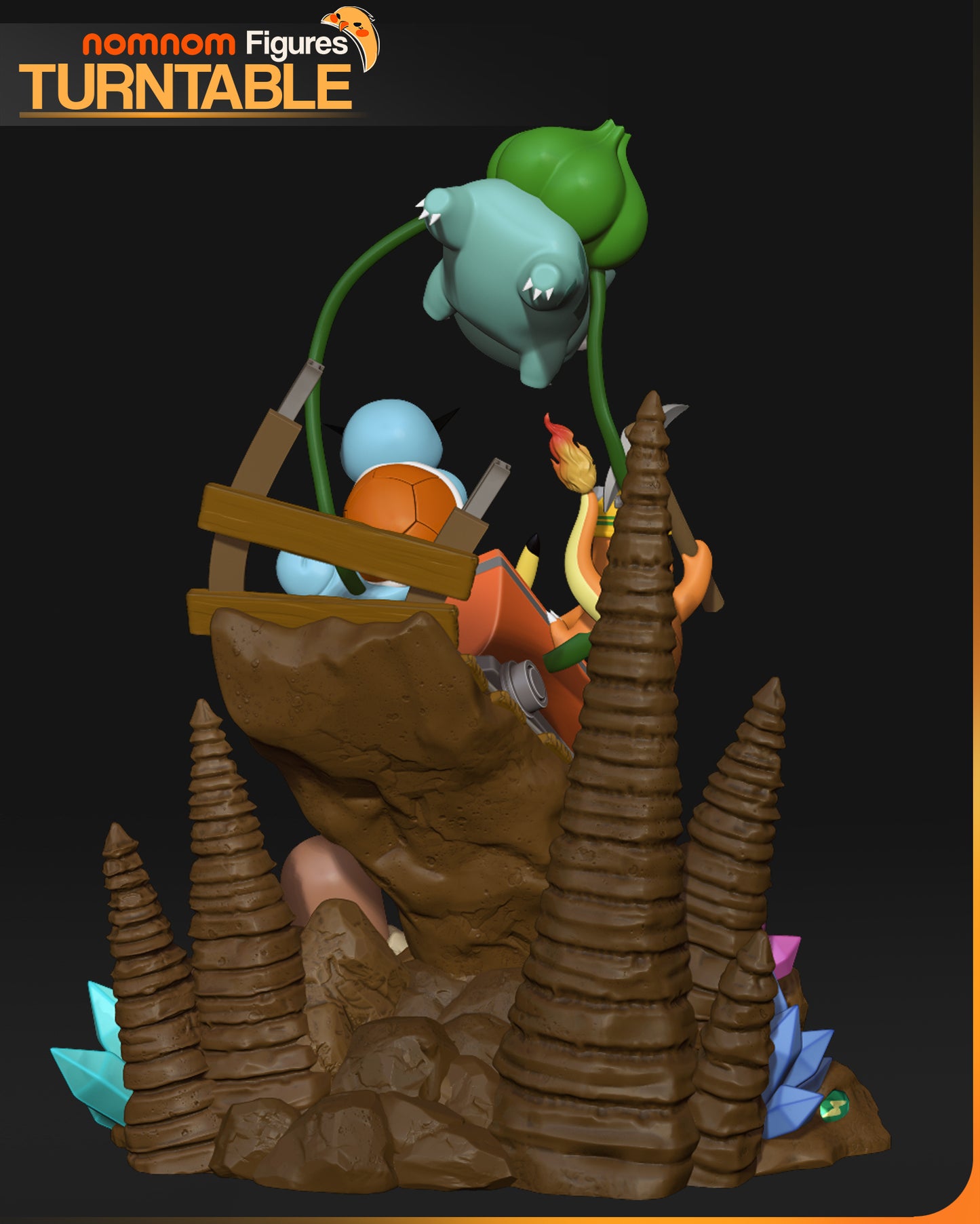 Cute Starters playing Minecraft