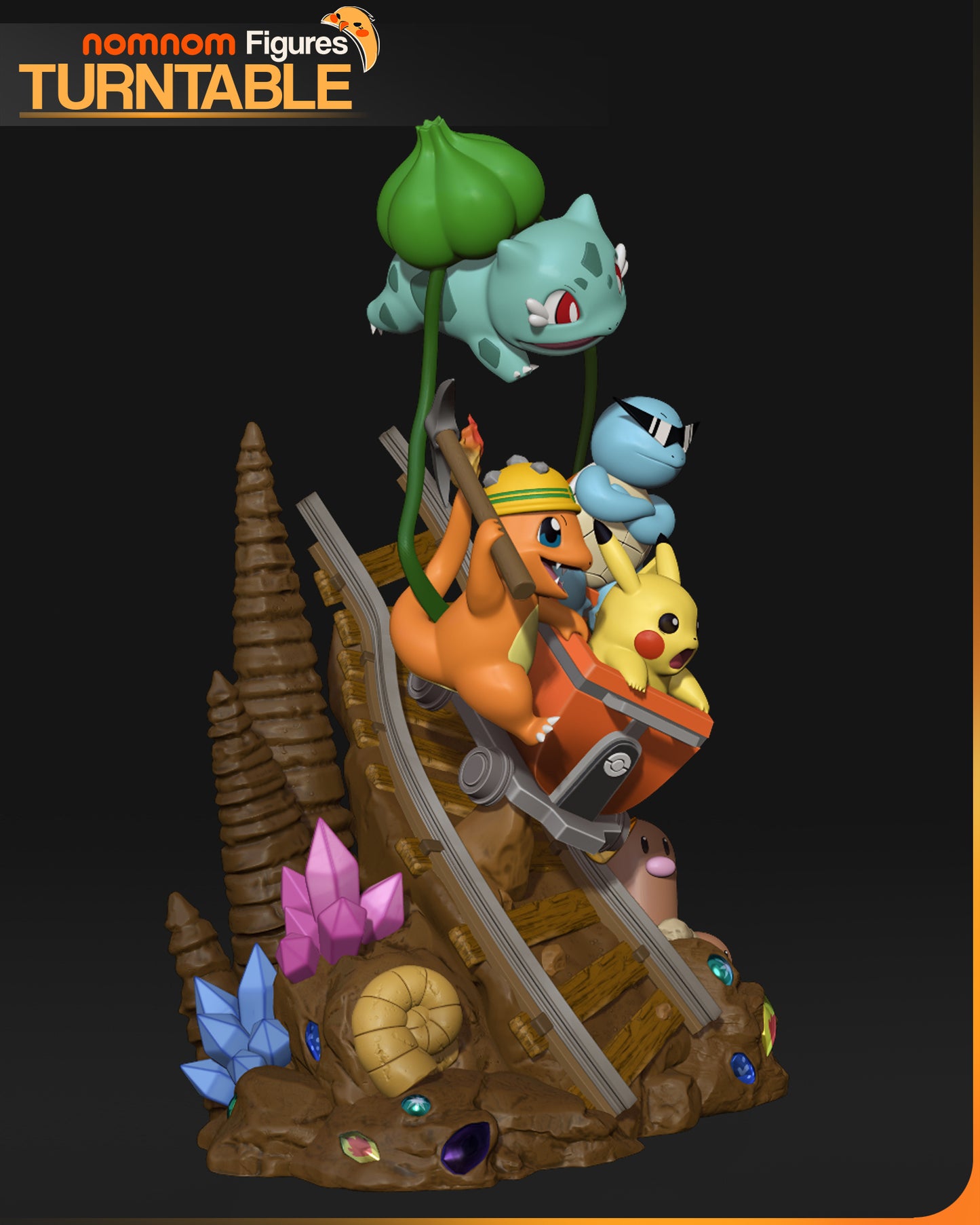 Cute Starters playing Minecraft