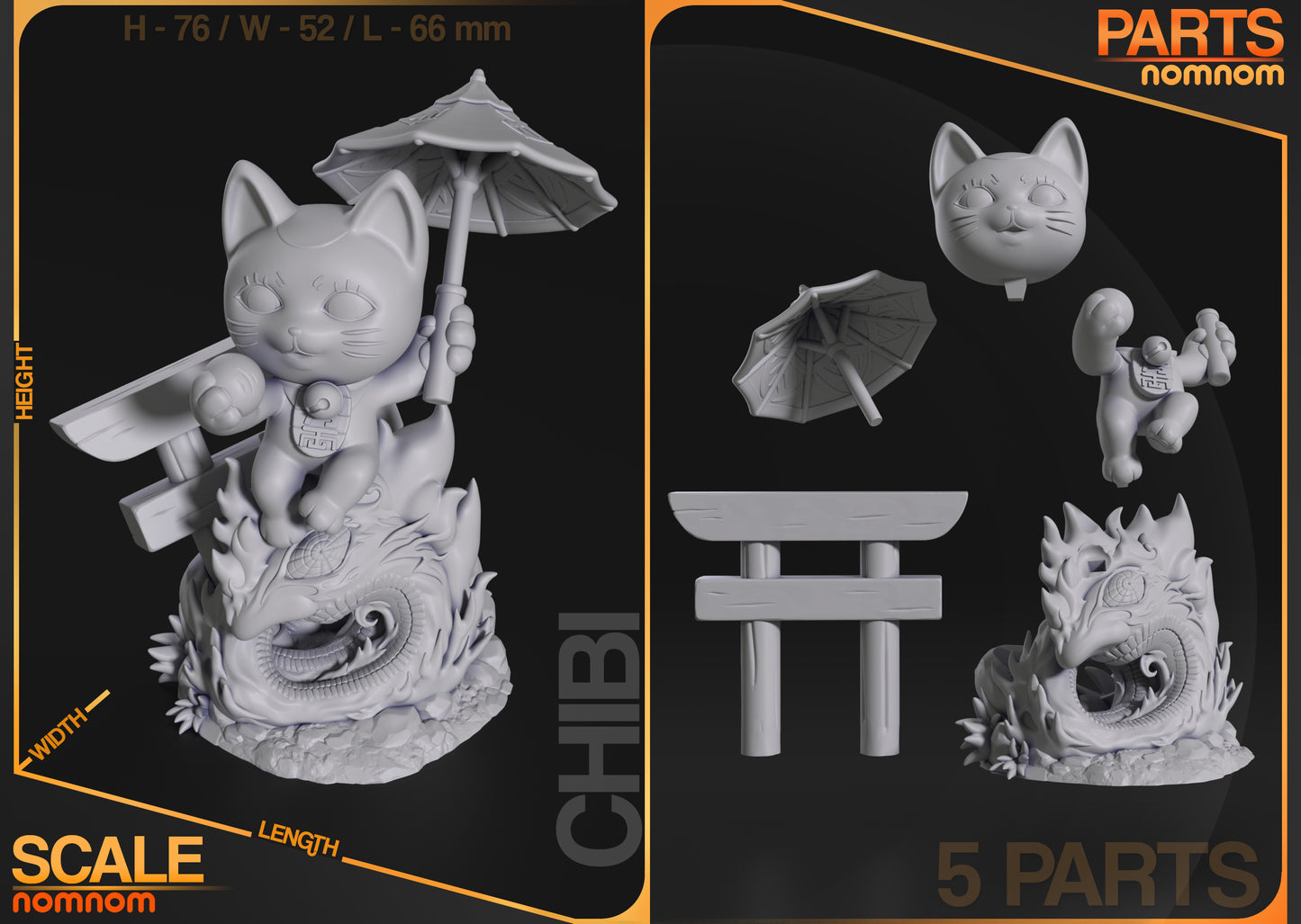 Fortune Cat (Chibi)