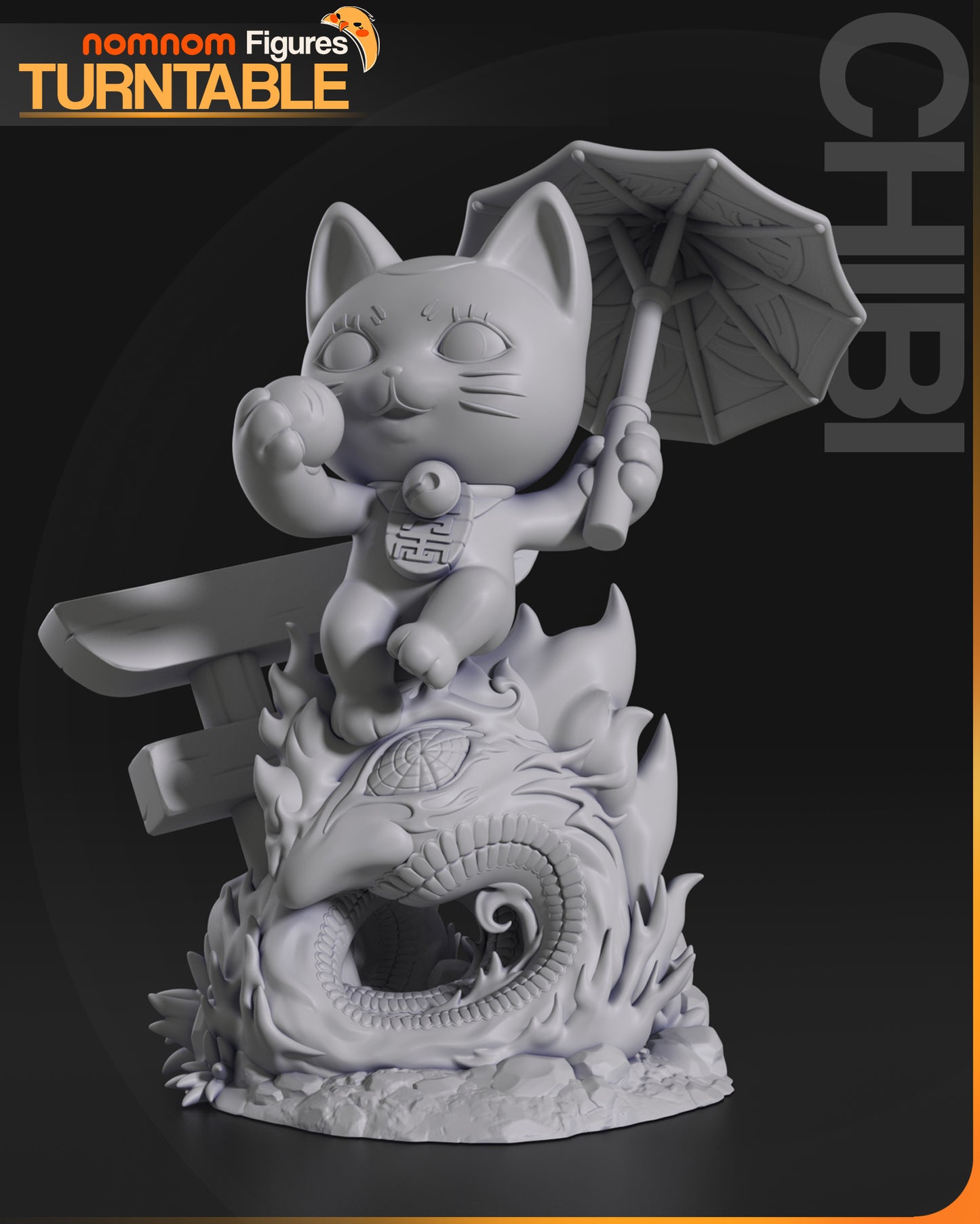 Fortune Cat (Chibi)