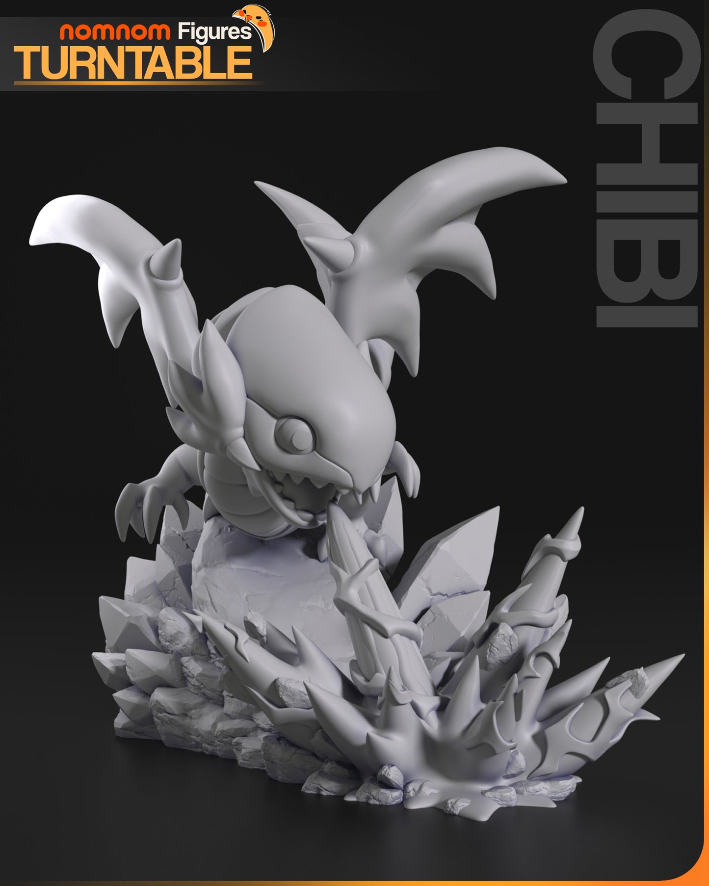 Blue Eyed Dragon Chibi
