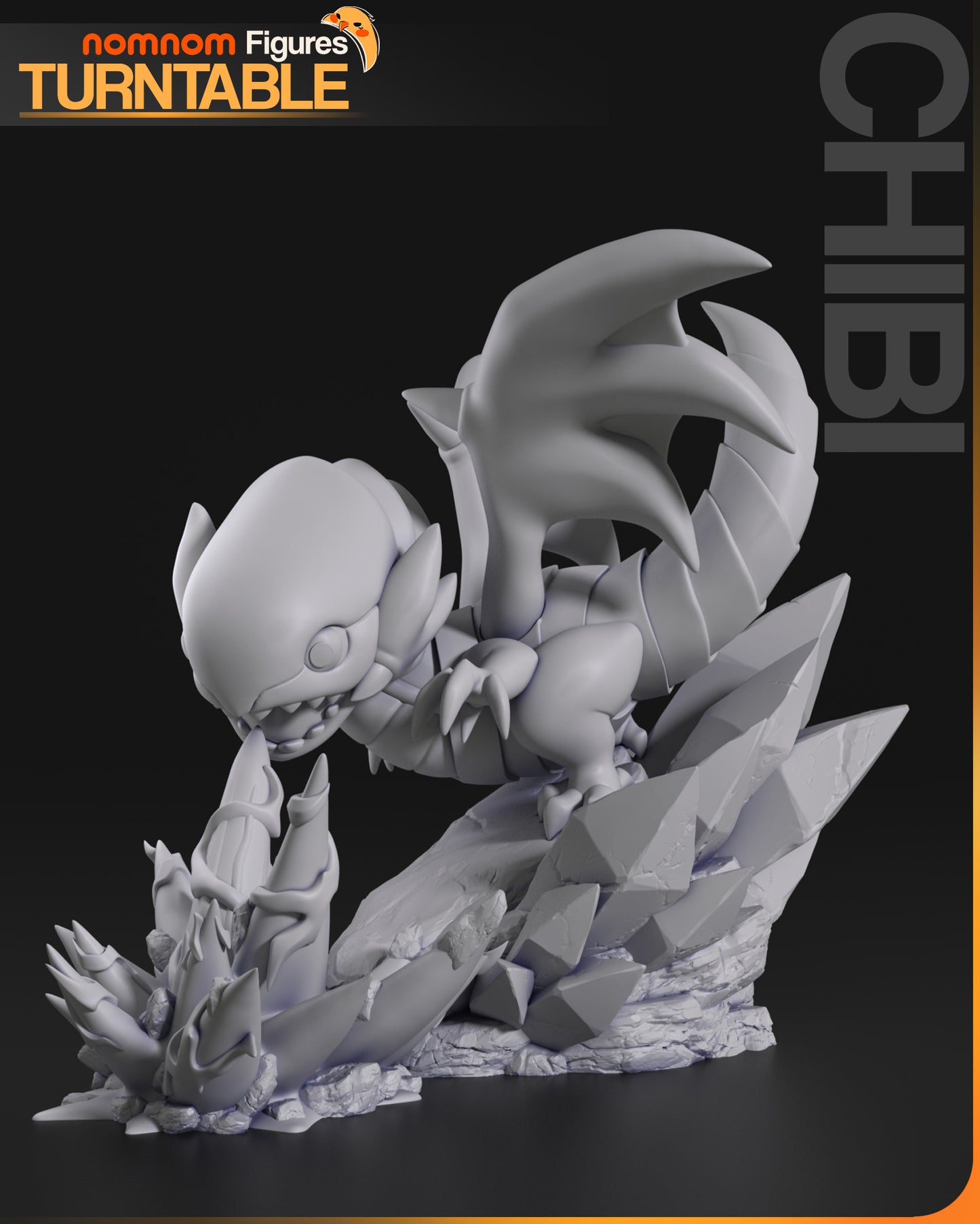 Blue Eyed Dragon Chibi