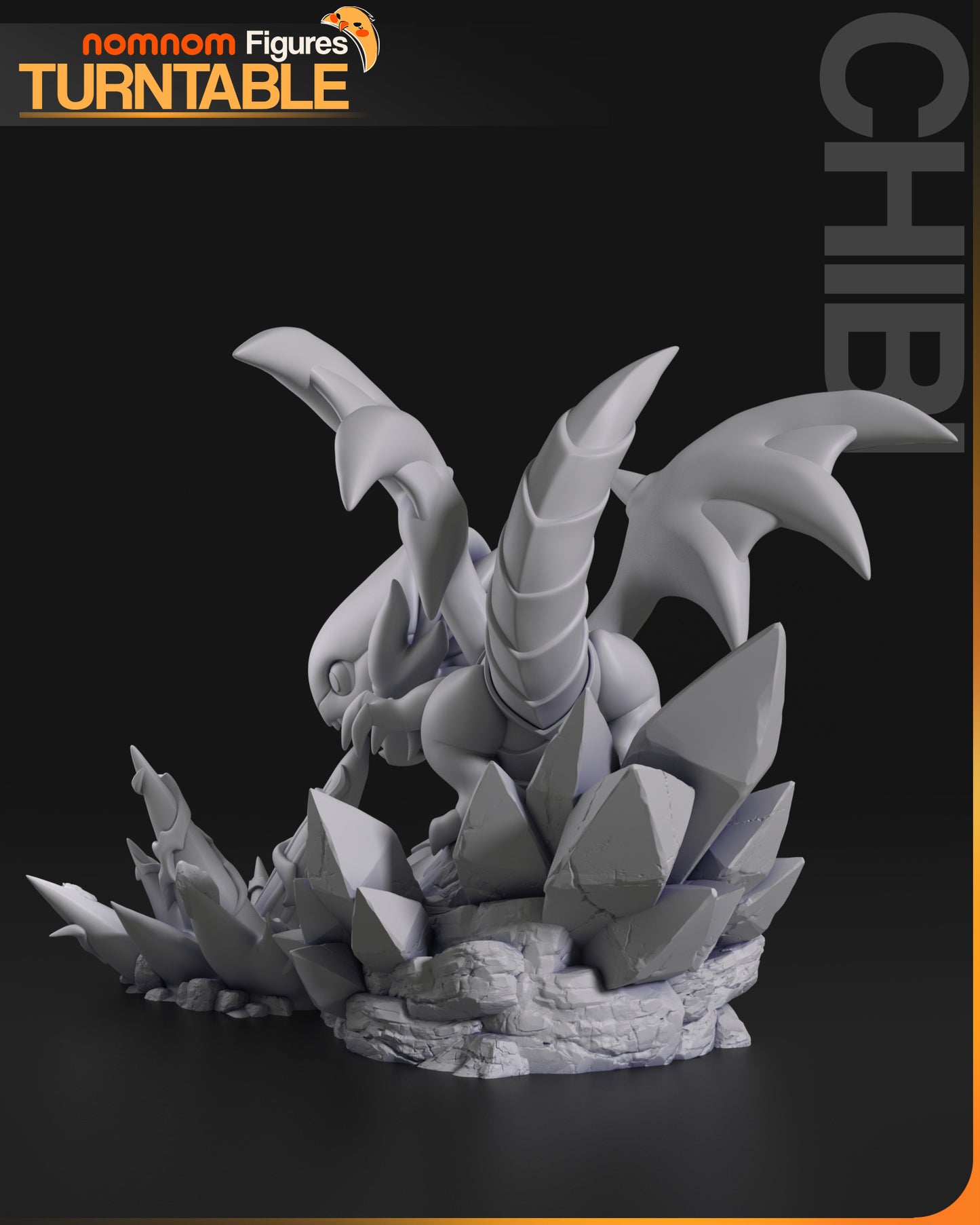 Blue Eyed Dragon Chibi