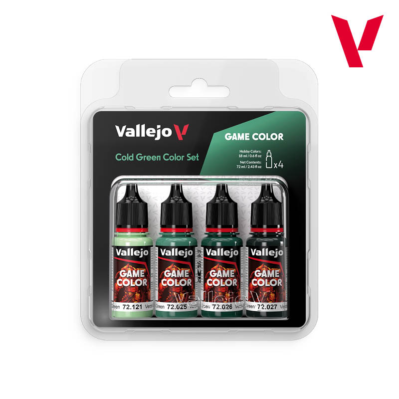 Vallejo Game Color set (Cold Green)